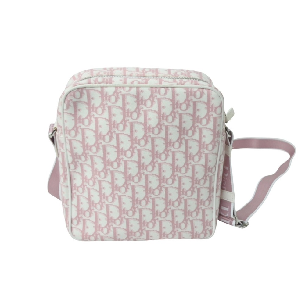 Dior rhinestones Trotter Christian shoulder bag pink - Picture 3 of 10